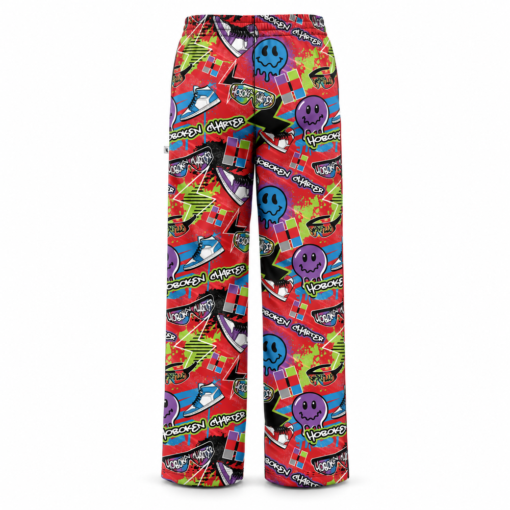 Youth & Adult Hoboken Charter Splatter Graffiti Lounge Pant