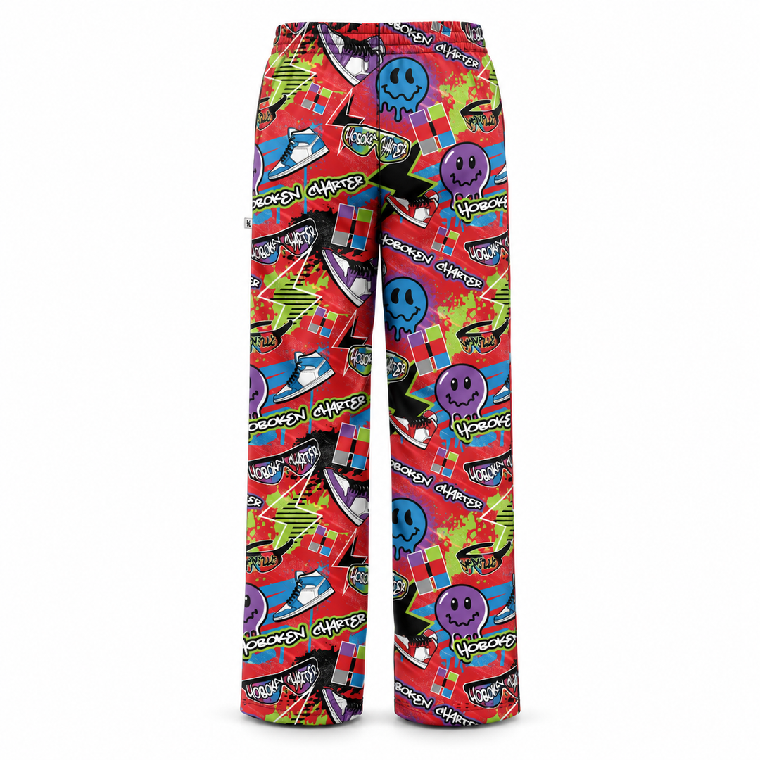 Youth & Adult Hoboken Charter Splatter Graffiti Lounge Pant
