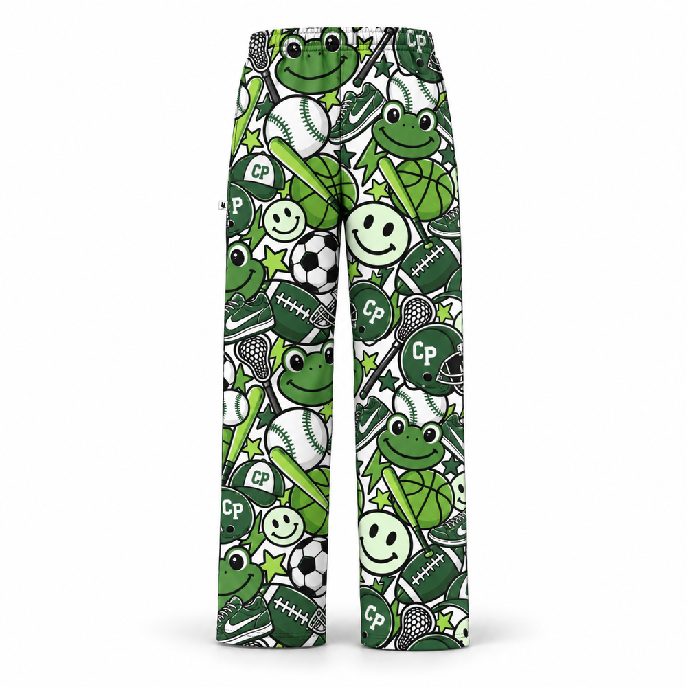 Youth & Adult Carle Place Logo Fuzzy Lounge Pant