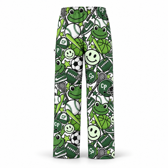 Youth & Adult Carle Place Logo Fuzzy Lounge Pant