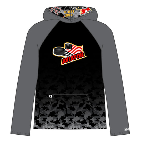 Youth & Adult Aviator Hockey Camo Hoodie