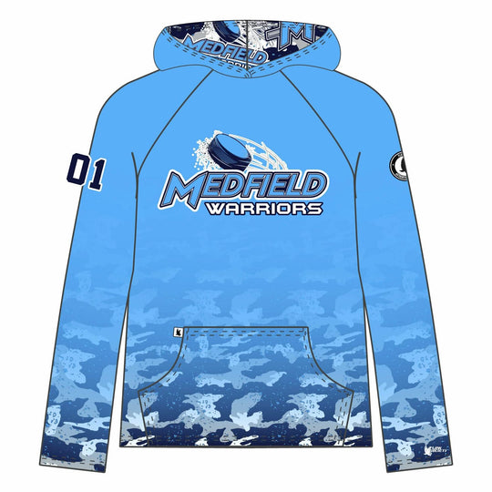 Youth & Adult Medfield Warriors Hockey Hoodie