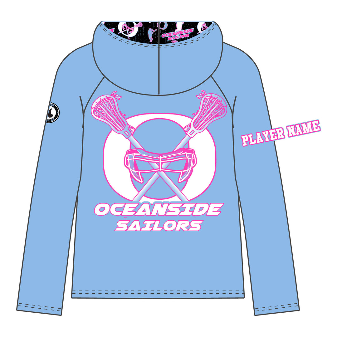 Girls Oceanside Sailors Lacrosse Hoodie - 2 colors!