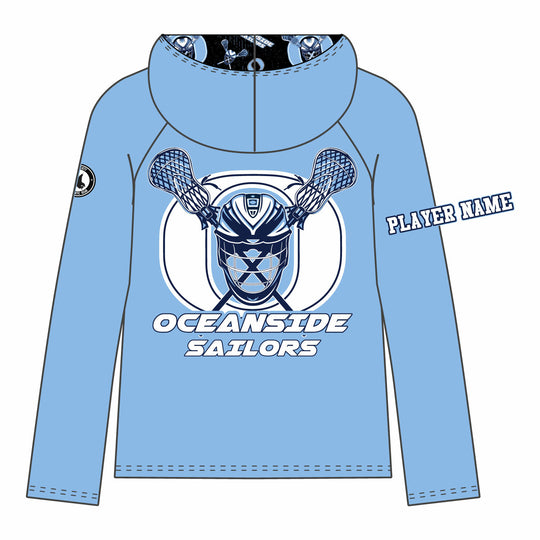 Boys & Mens Oceanside Sailors Lacrosse Hoodie - 2 colors!