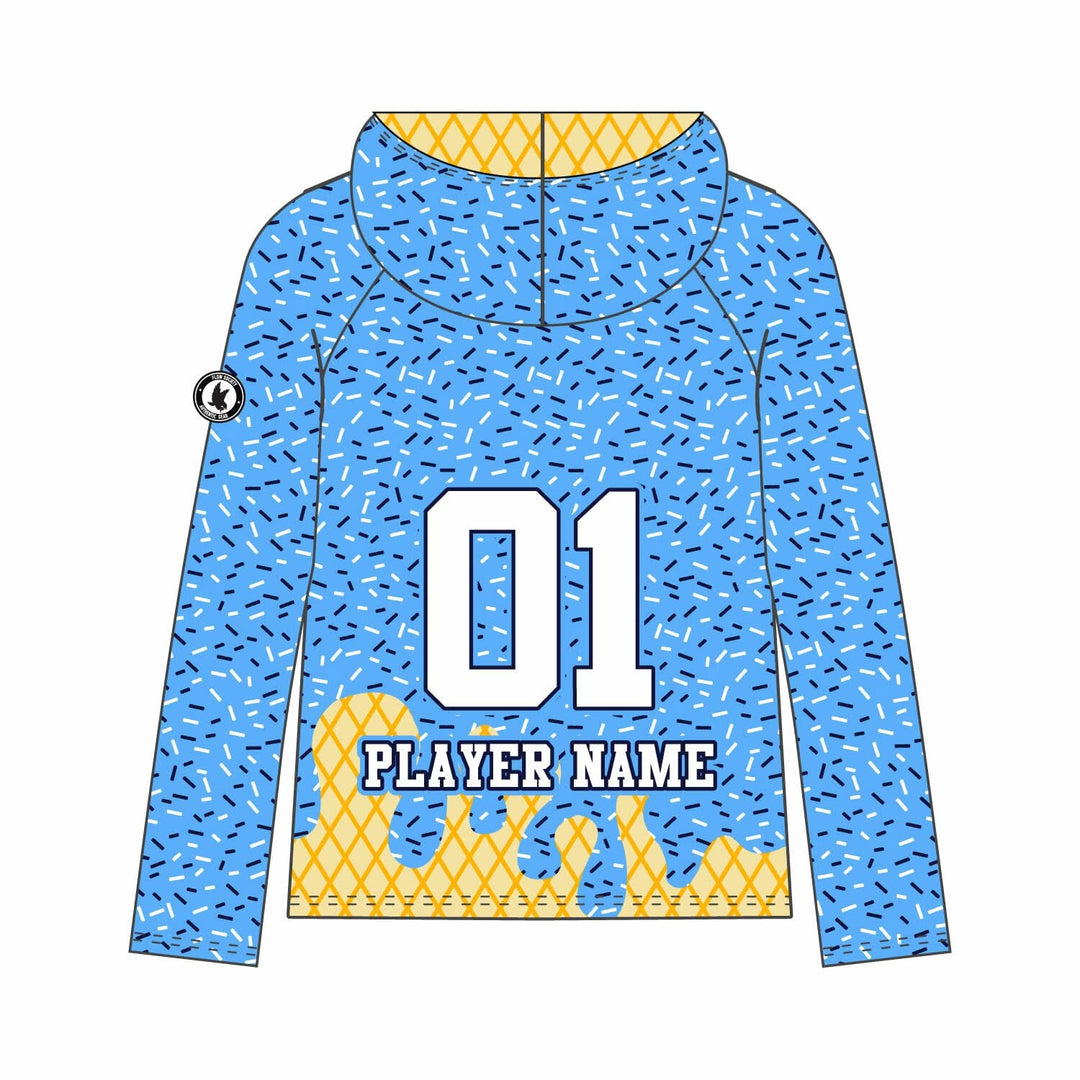 Youth & Adult Medfield Warriors Ice Cream Drip Hoodie