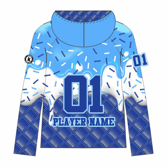 Youth & Adult SPF Raiders Baseball Ice Cream Drip Hoodie