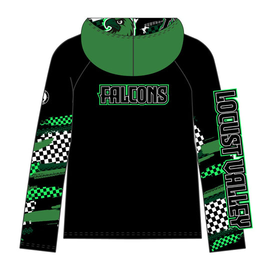 Youth & Adult Locust Valley Falcons Checkered Hoodie