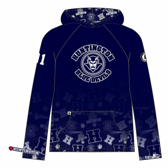 Youth & Adult Huntington Logo Light Weight Hoodie
