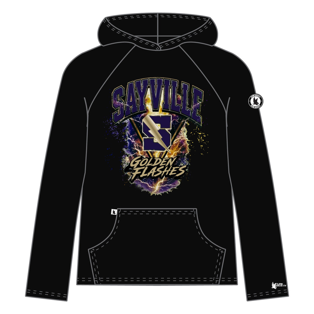 Youth & Adult Sayville Golden Flashes Logo Hoodie - 3 colors!