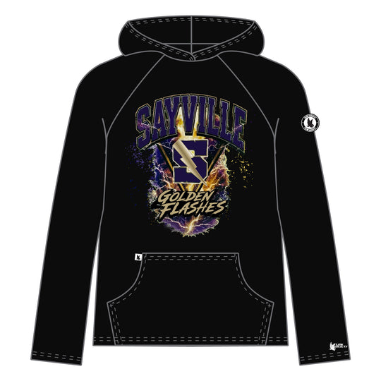 Youth & Adult Sayville Golden Flashes Logo Hoodie - 3 colors!