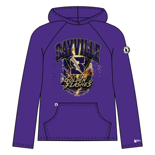 Youth & Adult Sayville Golden Flashes Logo Hoodie - 3 colors!
