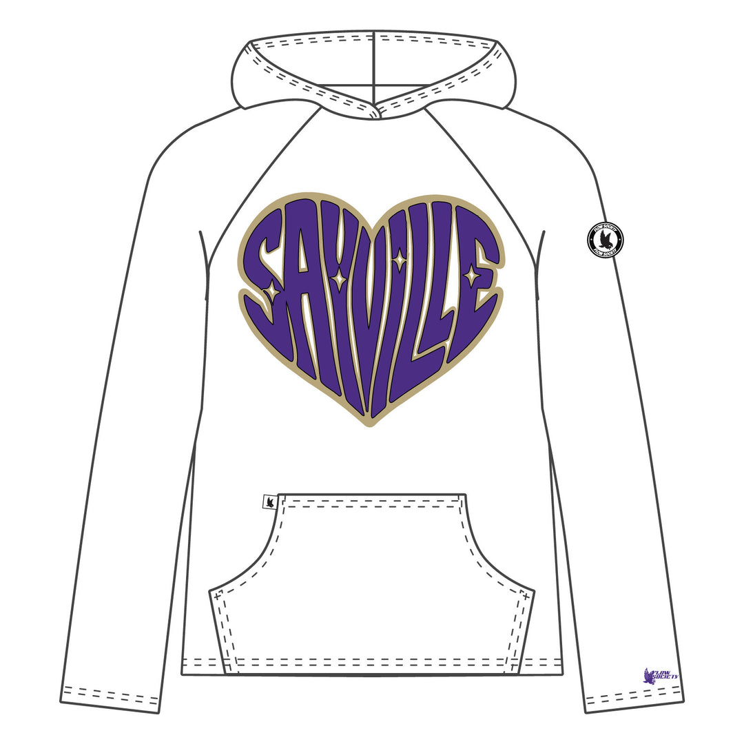 Youth Sayville Heart Hoodie - 4 colors!