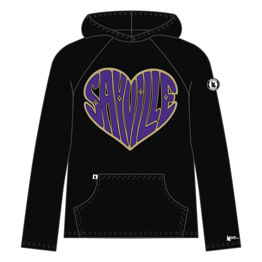 Youth Sayville Heart Hoodie - 4 colors!