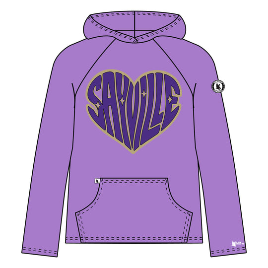 Youth Sayville Heart Hoodie - 4 colors!