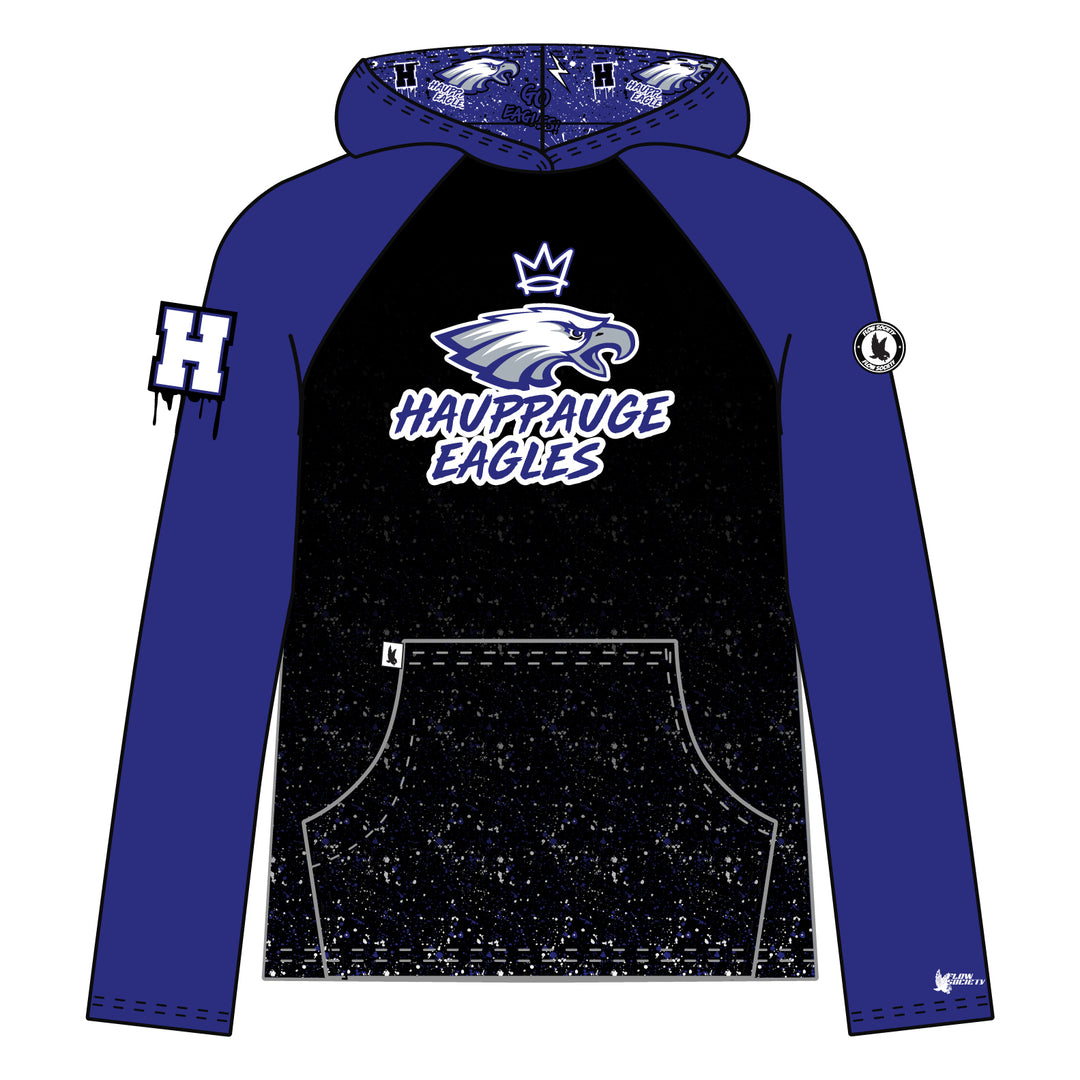 Youth & Adult Hauppauge Eagles Splatter Hoodie