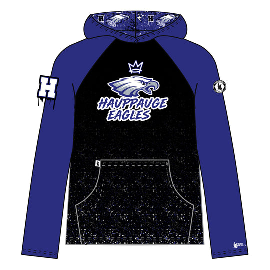 Youth & Adult Hauppauge Eagles Splatter Hoodie