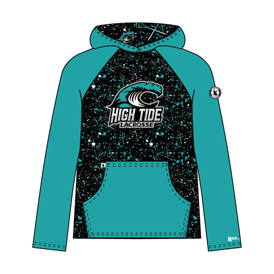 Youth & Adult High Tide Lacrosse Splatter Blue Hoodie