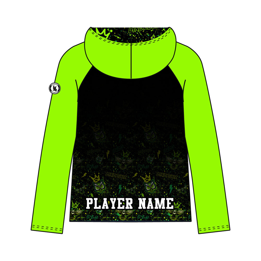 Youth & Adult Lynbrook Owls Splatter Lightning Hoodie