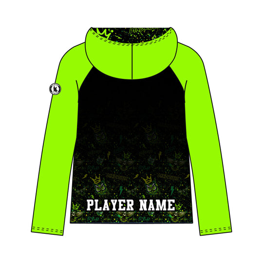 Youth & Adult Lynbrook Owls Splatter Lightning Hoodie