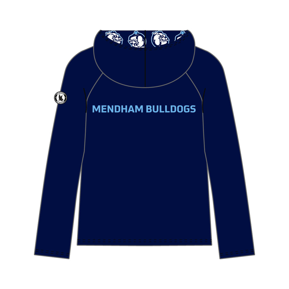 Youth & Adult Mendham Bulldogs Logo Navy Hoodie