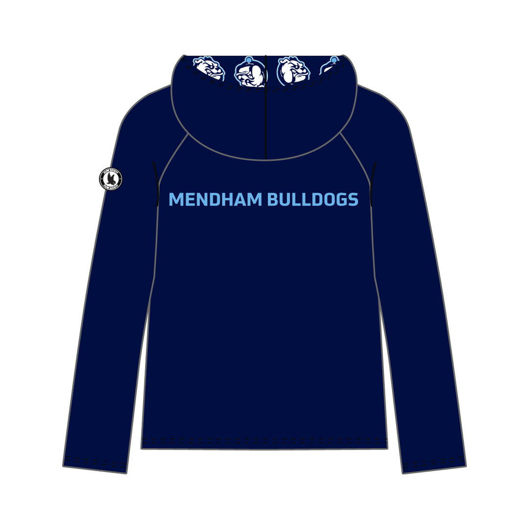 Youth & Adult Mendham Bulldogs Logo Navy Hoodie