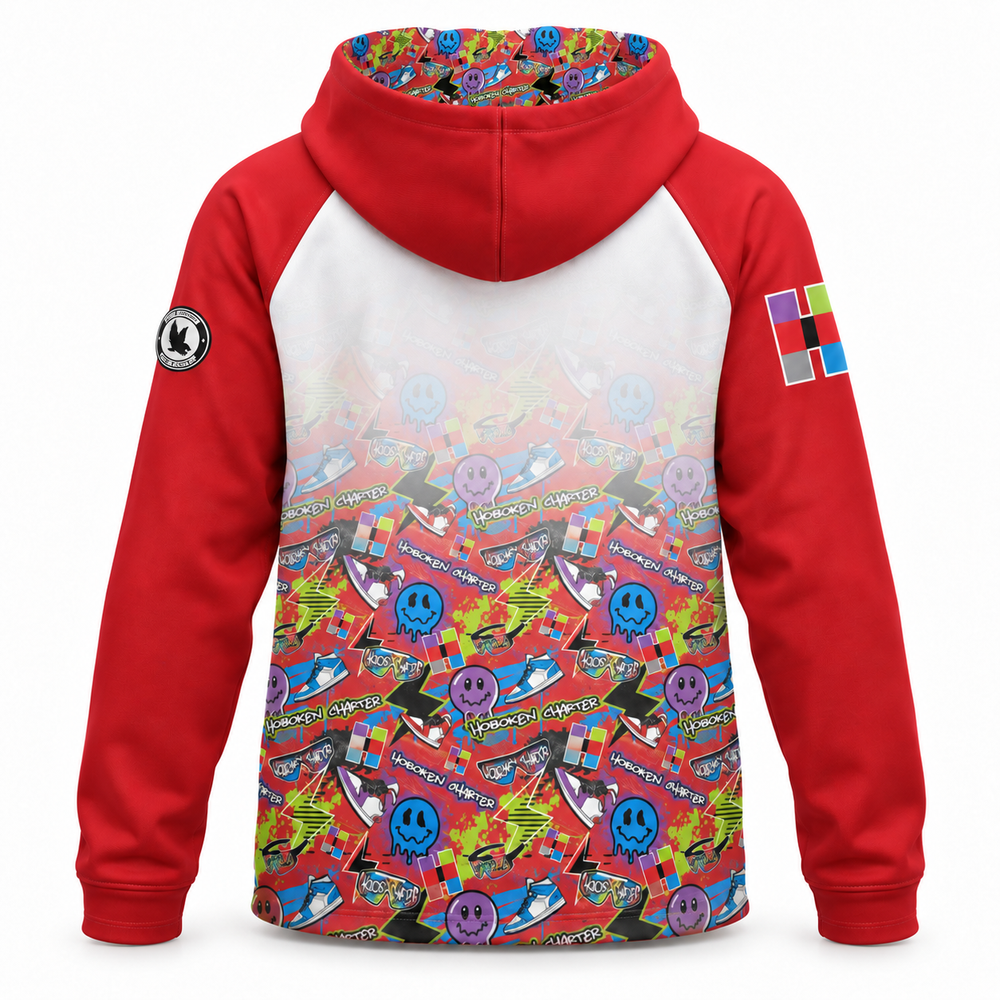 Youth & Adult Hoboken Charter Splatter Graffiti Hoodie