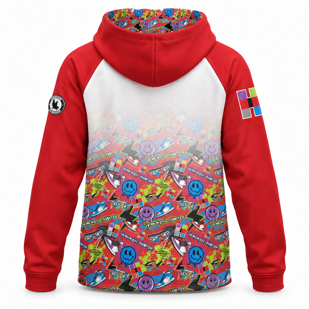 Youth & Adult Hoboken Charter Splatter Graffiti Hoodie