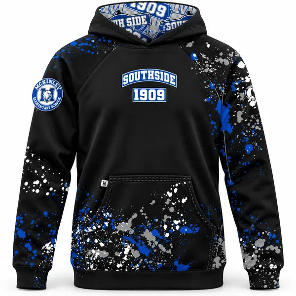 Youth & Adult McKinley Elementary Splatter Hoodie