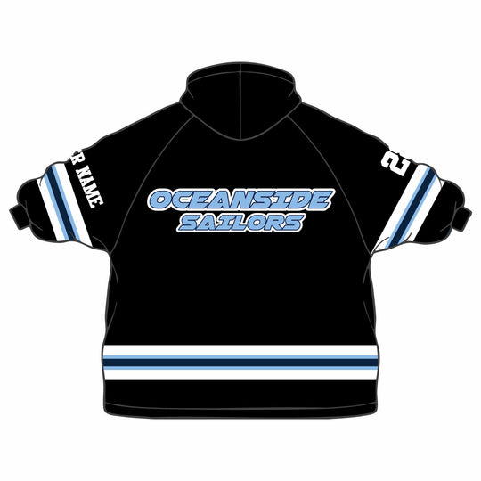 Boys & Mens Oceanside Sailors Lacrosse Wearable Blanket Hoodie - 2 colors!