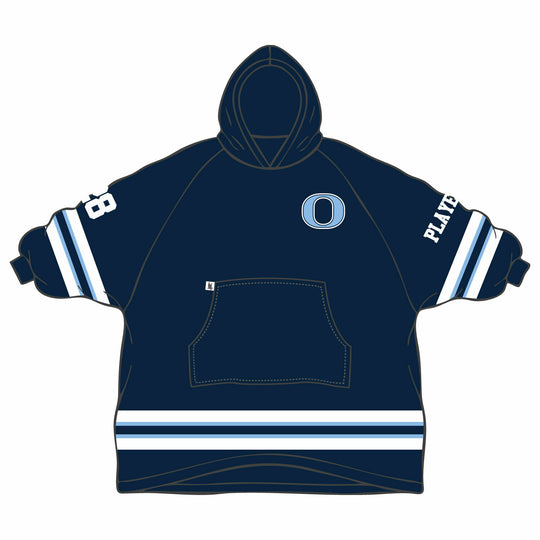 Boys & Mens Oceanside Sailors Lacrosse Wearable Blanket Hoodie - 2 colors!