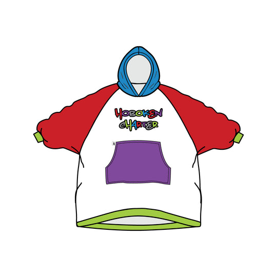 Youth & Adult Hoboken Charter Splatter Graffiti Blanket Hoodie