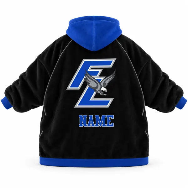 Youth & Adult Franklin Lakes War Eagles Blanket Hoodie