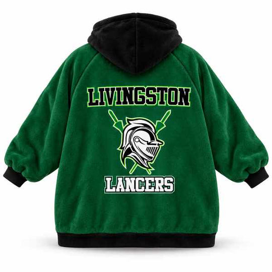 Youth & Adult Livingston Lancers Blanket Hoodie
