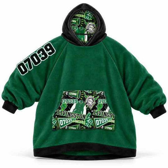Youth & Adult Livingston Lancers Blanket Hoodie