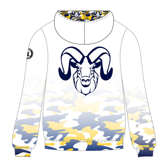 Youth & Adult Ramsey Rams Camo Zipper Hoodie - 2 colors!