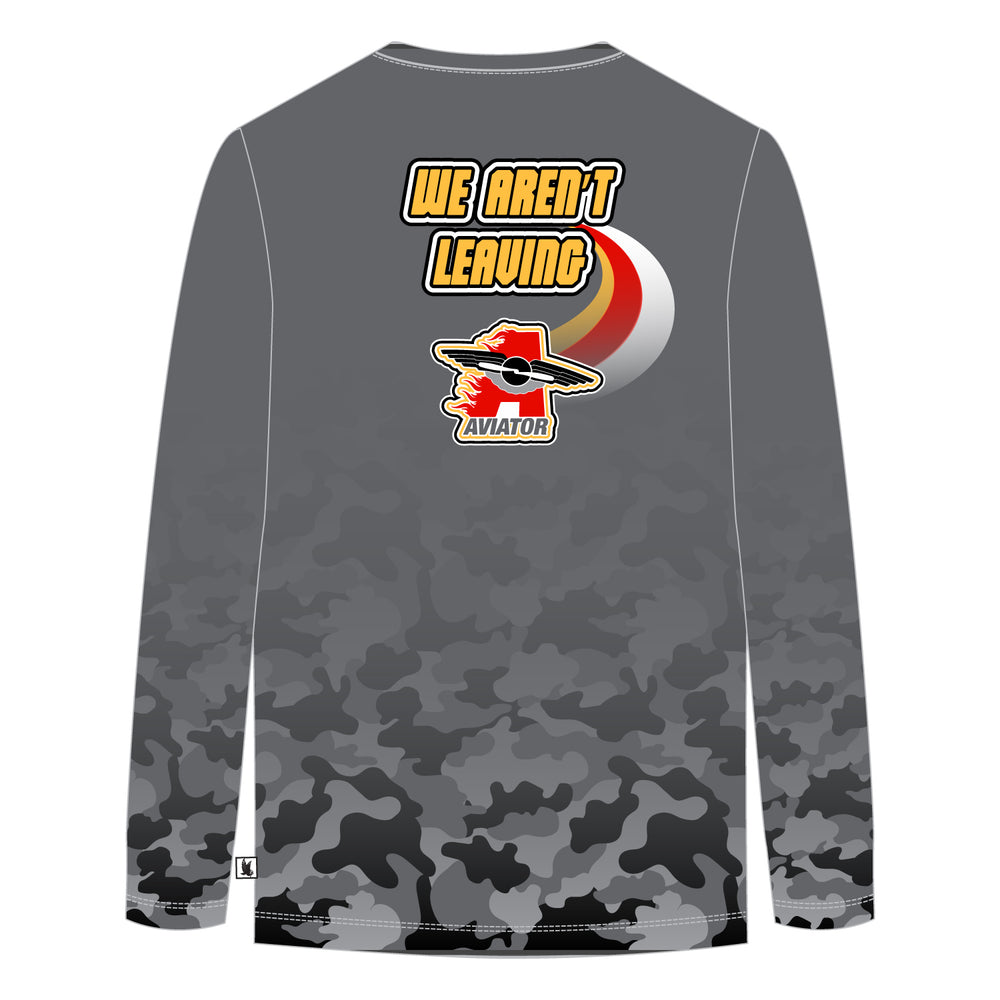 Youth & Adult Aviator Hockey Camo Long Sleeve T-Shirt