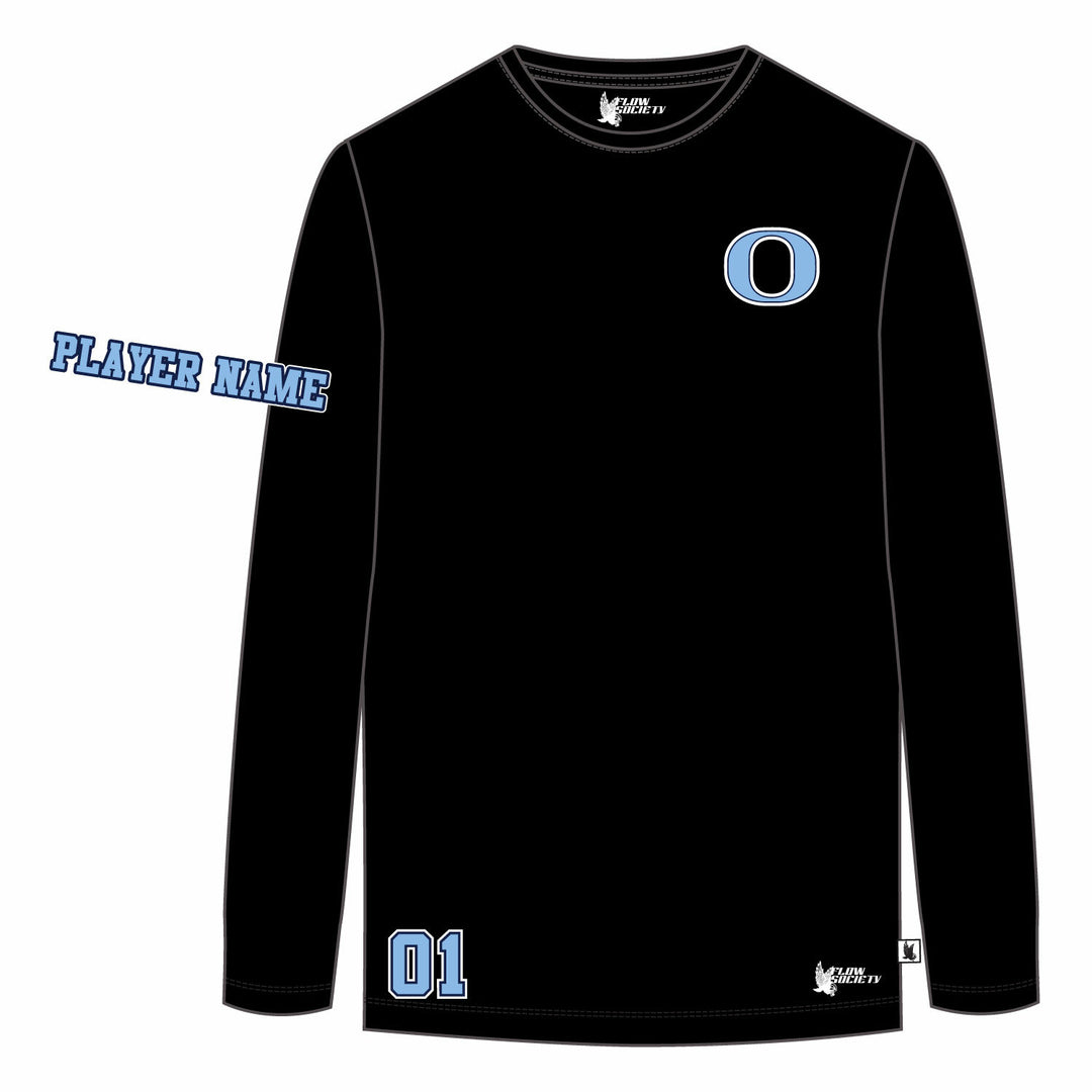 Boys & Mens Oceanside Sailors Lacrosse Long Sleeve Tee Shirt - 3 colors!
