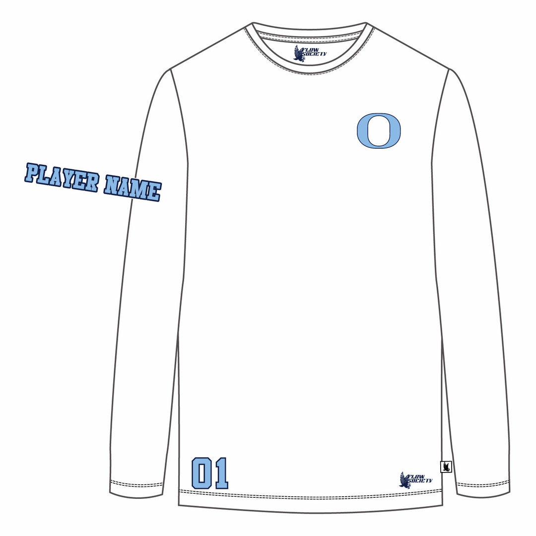 Boys & Mens Oceanside Sailors Lacrosse Long Sleeve Tee Shirt - 3 colors!