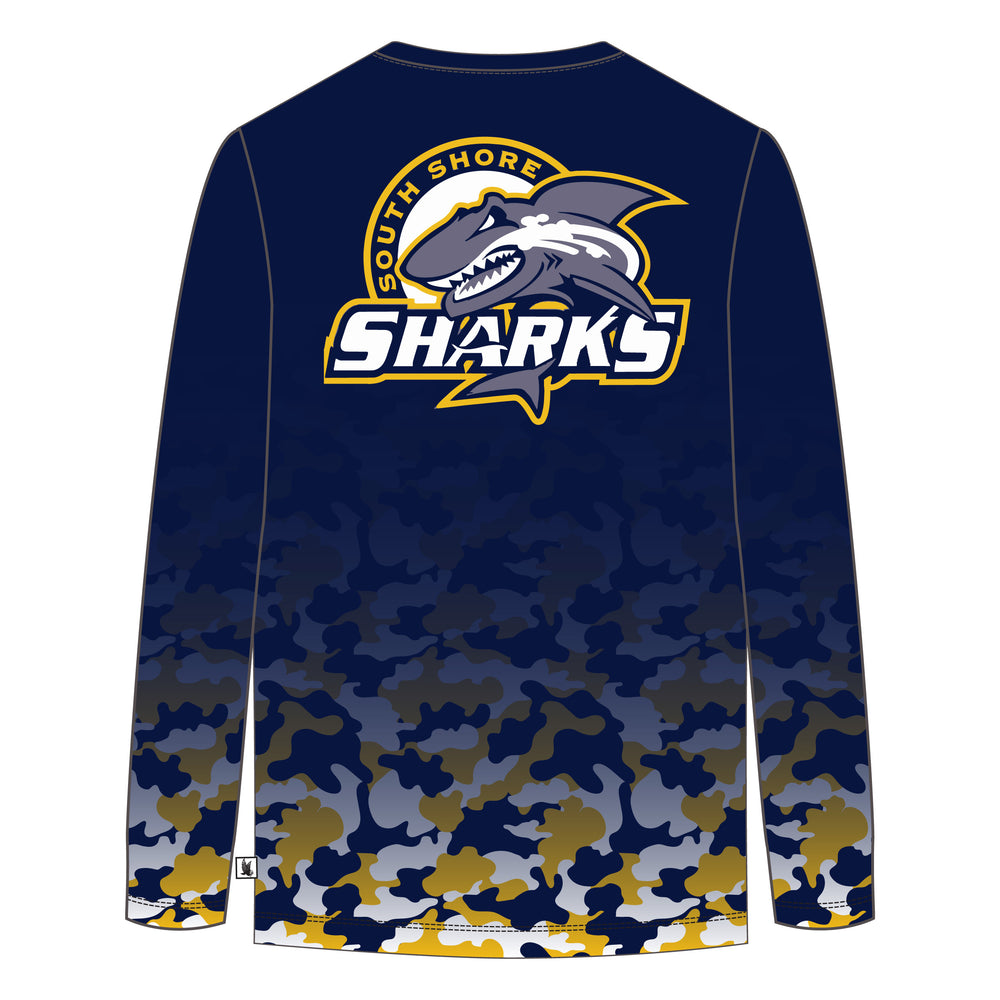 Youth & Adult Long Sleeve South Shore Sharks Tee Shirt
