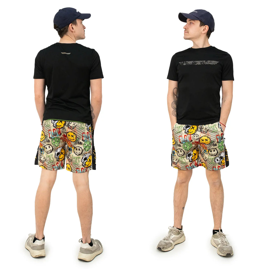 Boys Stay Smilin' Street Art Short