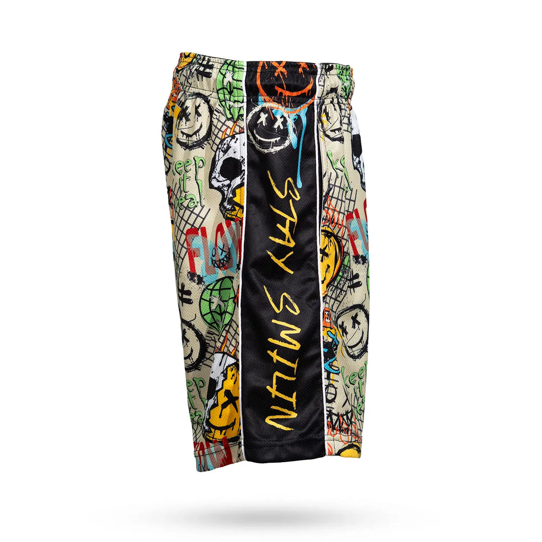 Boys Stay Smilin' Street Art Short