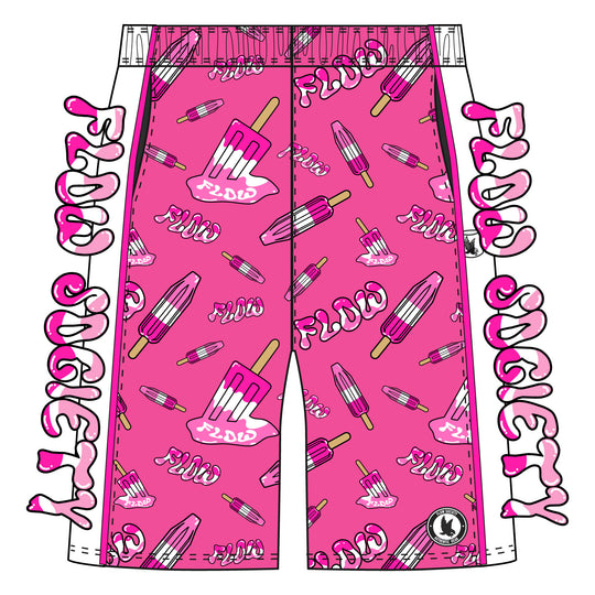 Boys Pink Popsicle Flow Short