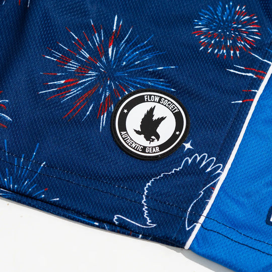 Boys July 4th All American Mid-length Short