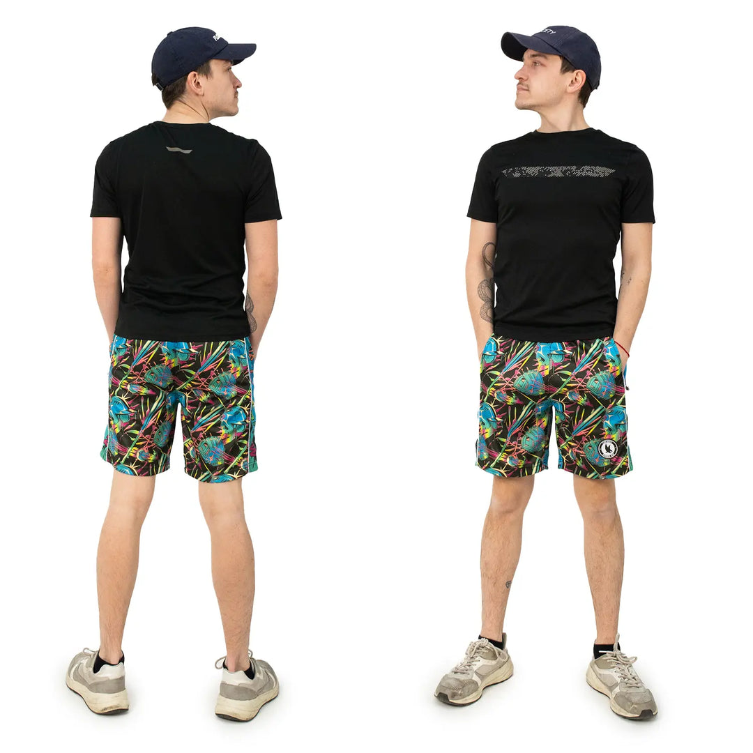 Boys Melting Baseball Gear Mid-length Short