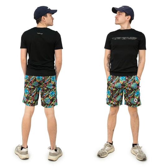Boys Melting Baseball Gear Mid-length Short