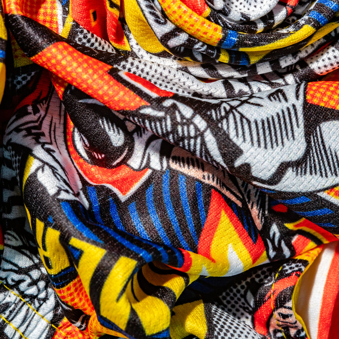 Boys Flow Baseball Comic Sideline Attack Short