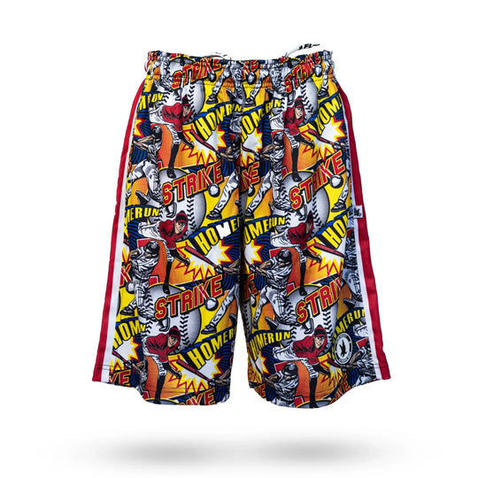 Mens Flow Baseball Comic Sideline Attack Short