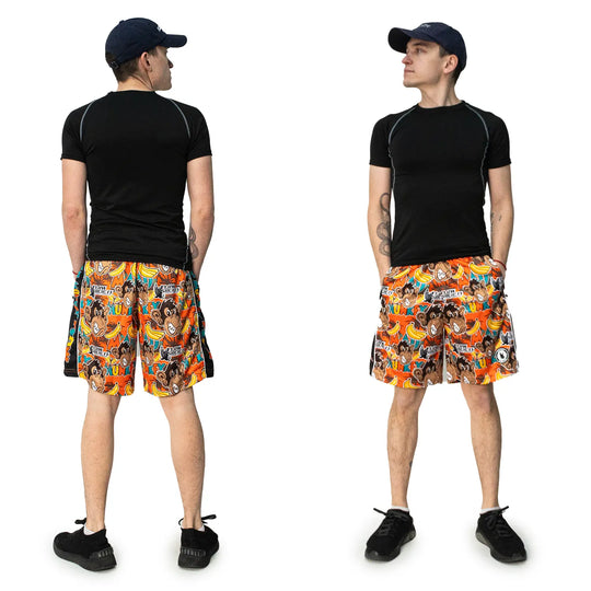 Boys Mad Monkey Attack Short