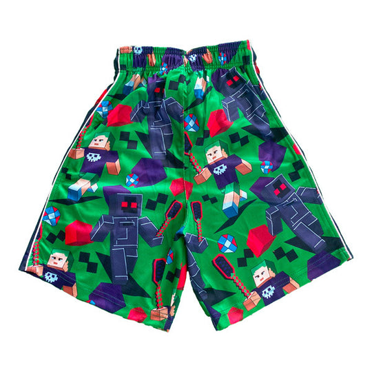 Boys Green Flowcraft Short