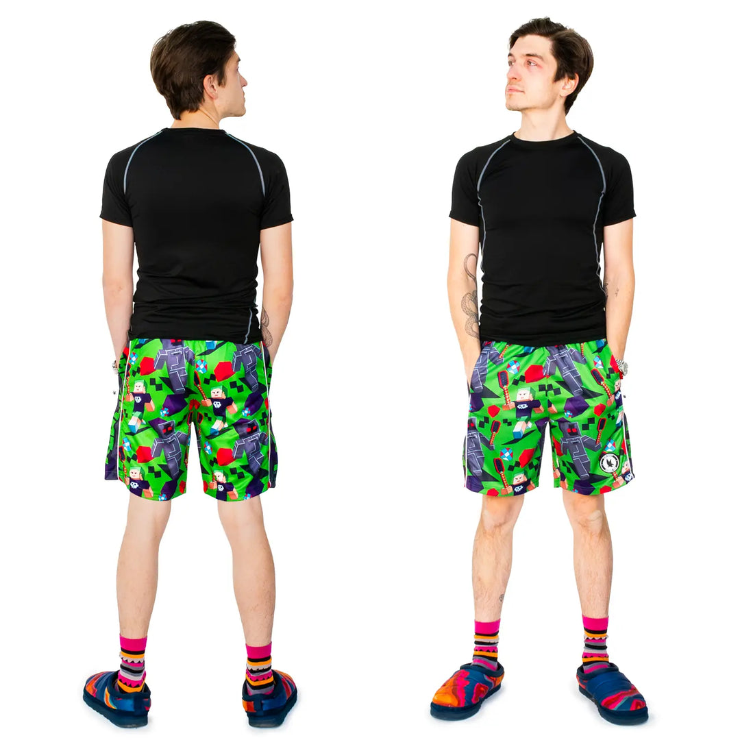 Boys Green Flowcraft Short